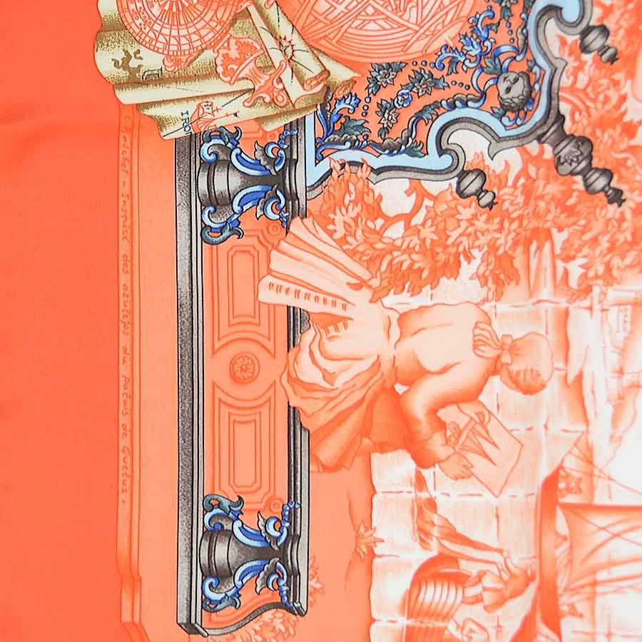 エルメス HERMES スカーフ カレ90 AZVLEJOS 大航海時代に思いを