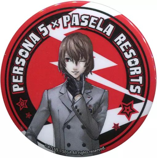 ペルソナ5 明智吾郎 パセラコラボ 限定 缶バッジ P5 クロウ ペルソナ5 箱クエスト 缶バッジ 明智吾郎 クロウ - メルカリ