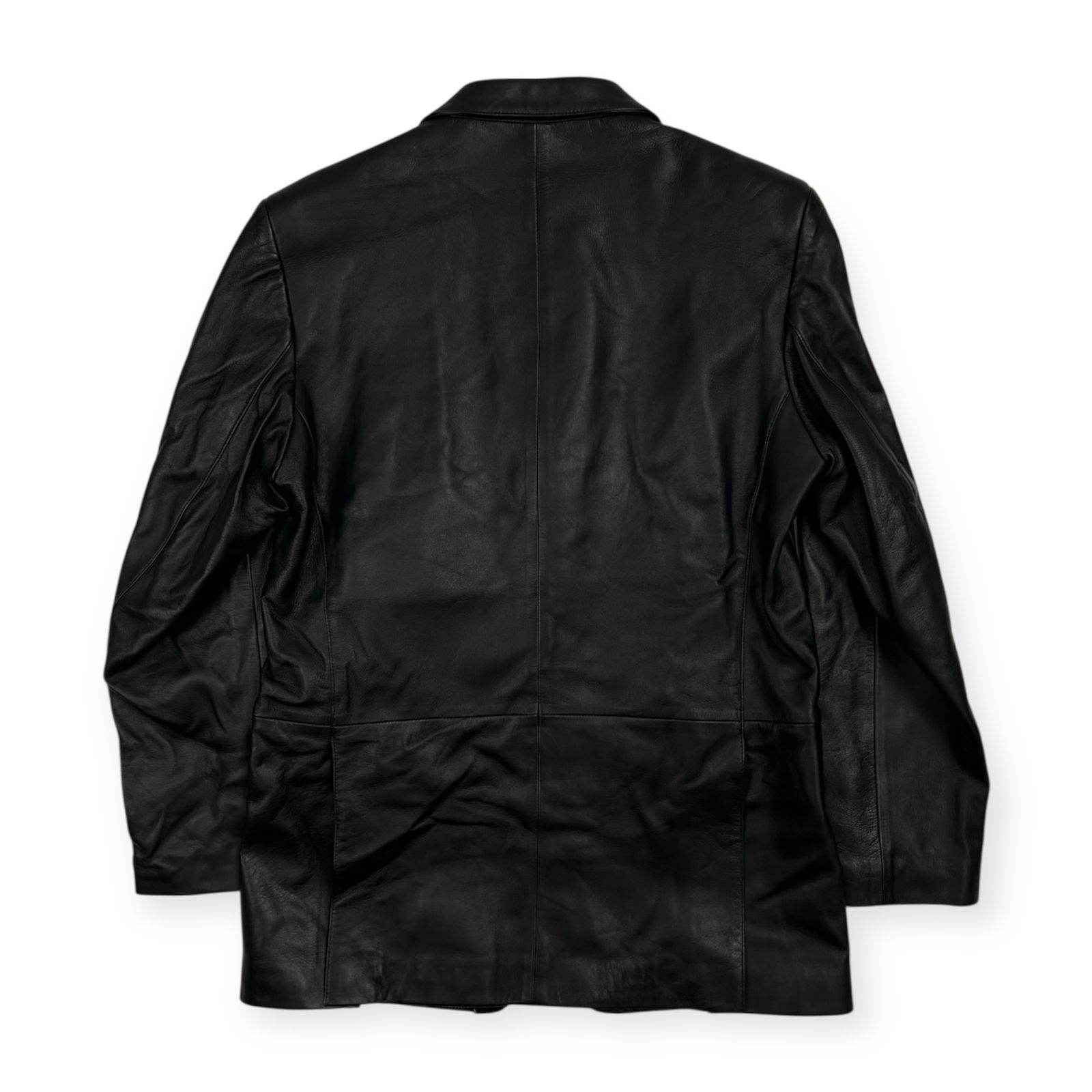 barassi バラシ 羊革 本革 ラムレザー 2B テーラードジャケット サイズ 