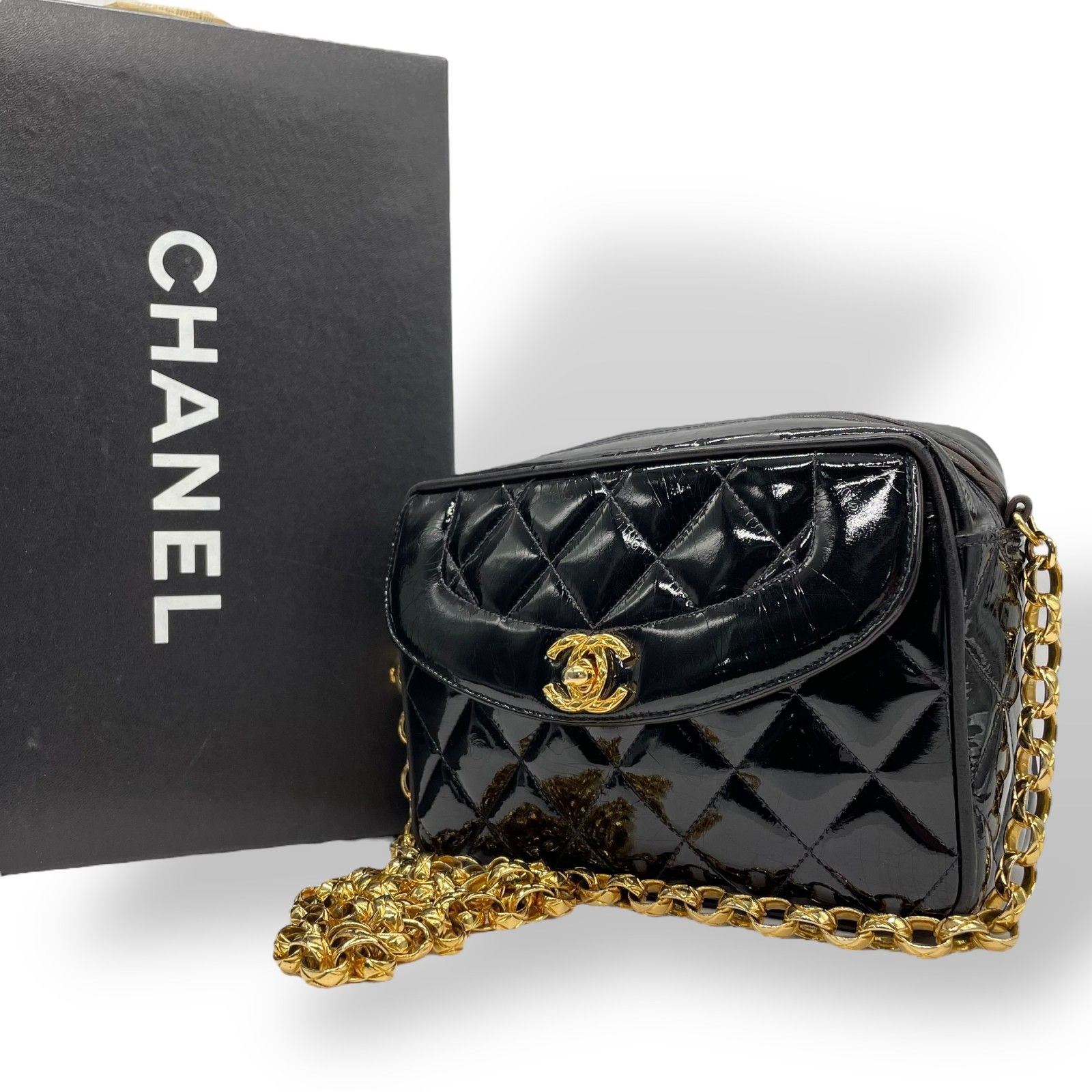 美品】CHANEL シャネル マトラッセ チェーンショルダー ショルダー 