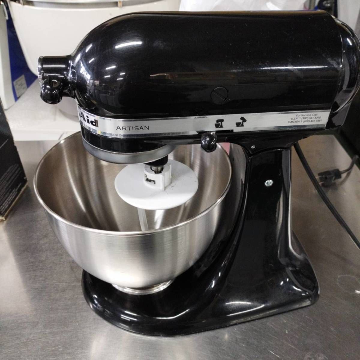 中古品】番号1232◇キッチンエイド スタンドミキサー 幅320×奥行70×高