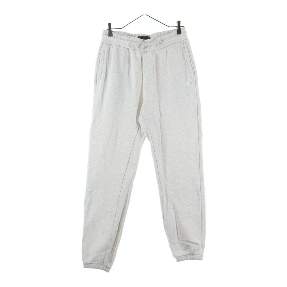 KITH キス Kith Williams I Sweatpant ボックスロゴ コットン スウェットパンツ ライトグレー KHM060630