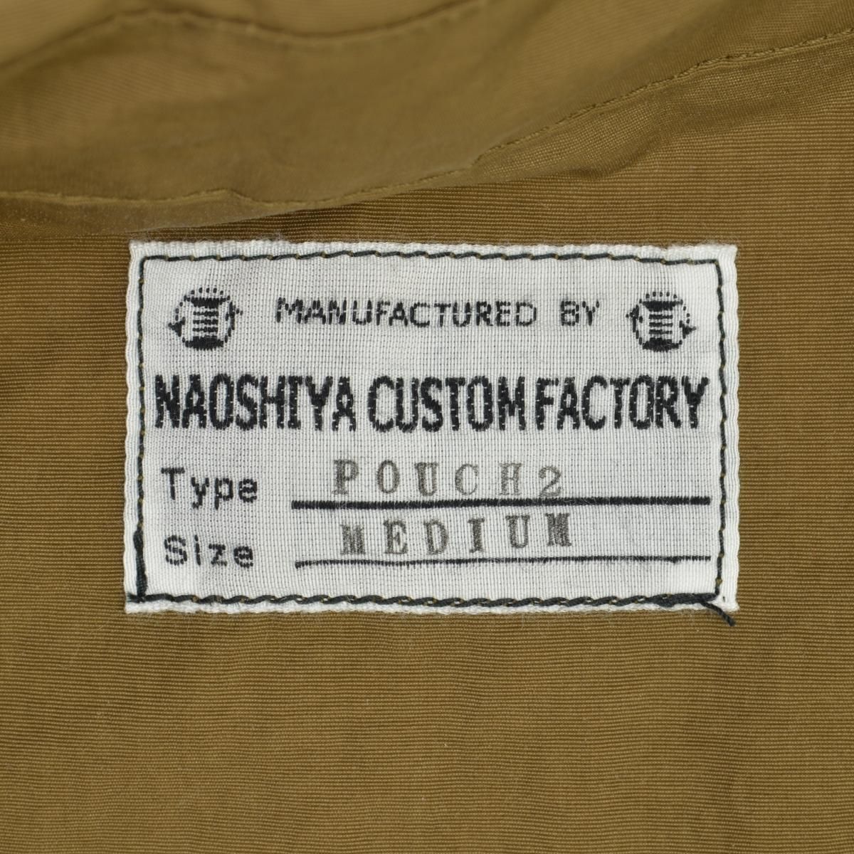 新作NAOSHIYA CUSTOM FACTORY ポーチ3 直し屋ベルベルジン - ブルゾン