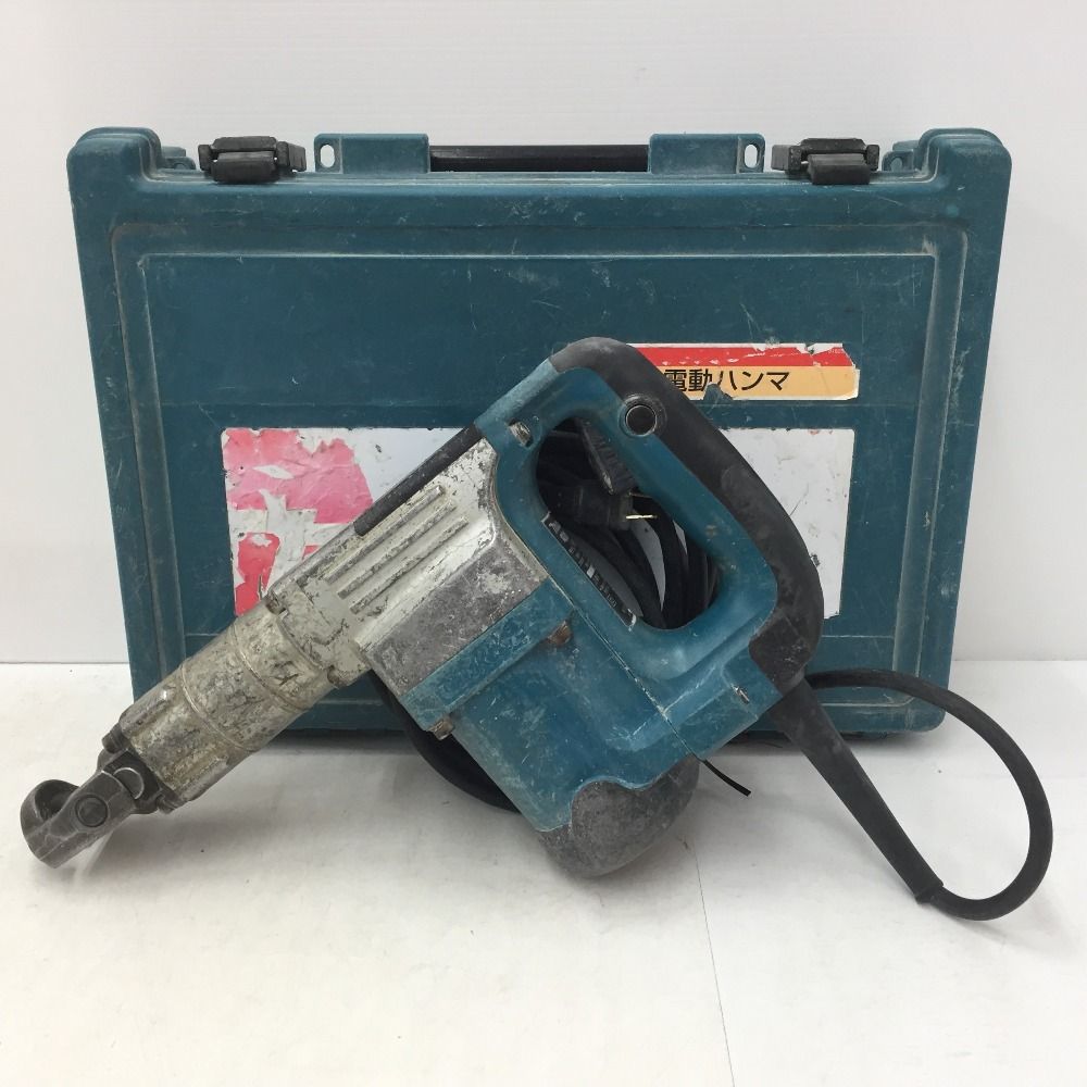 makita マキタ 100V 電動ハンマ 17mm六角軸 ケース付 サイドハンドル 持ち手付近ネジ1本 HM0830