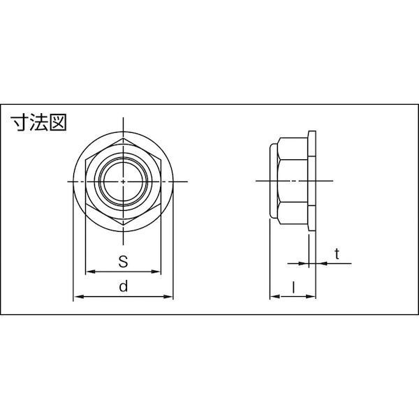 SUSZKN8 ワッシャー付Ｋナット
