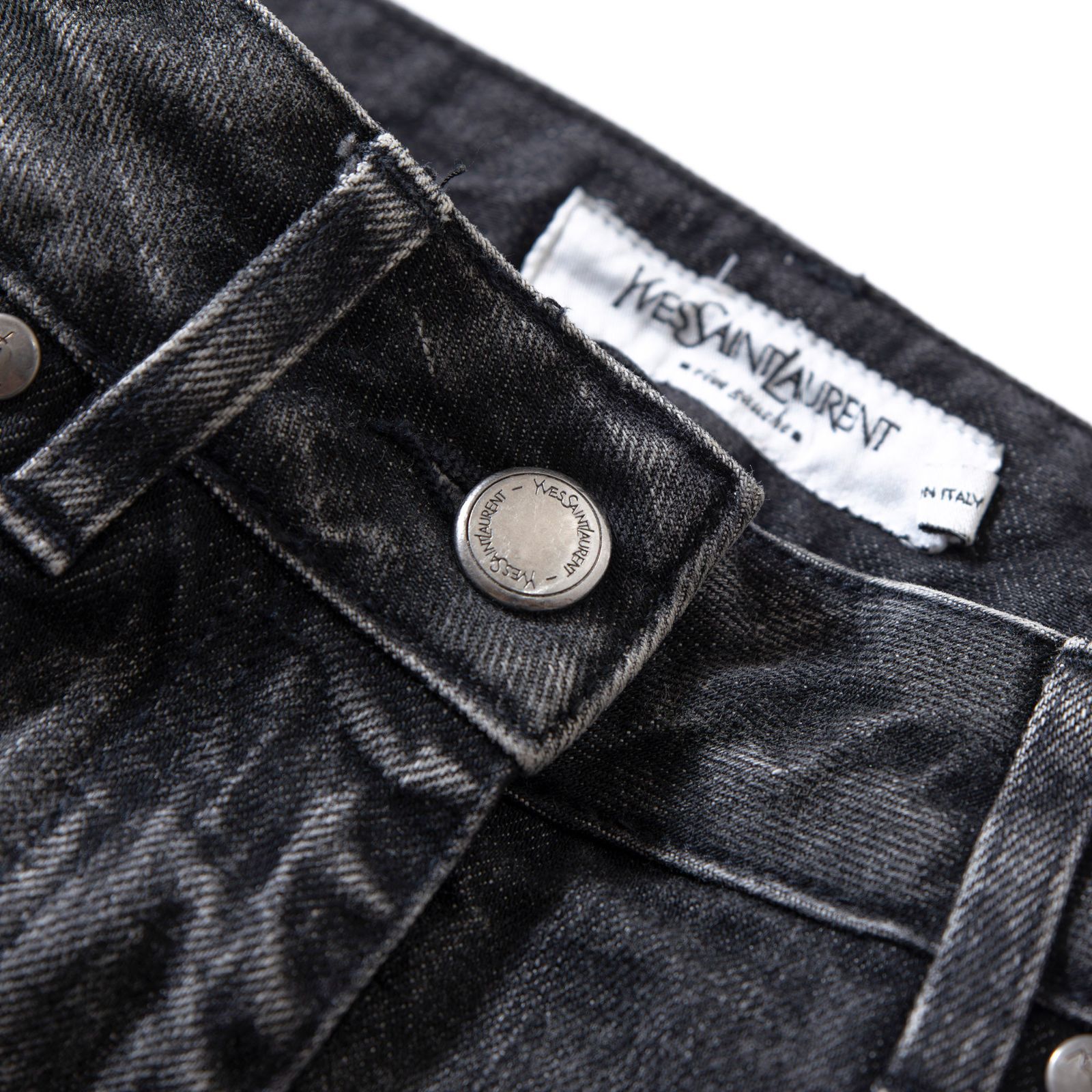 サンローラン Yves Saint Laurent rive gauche デニムパンツ ブーツ  