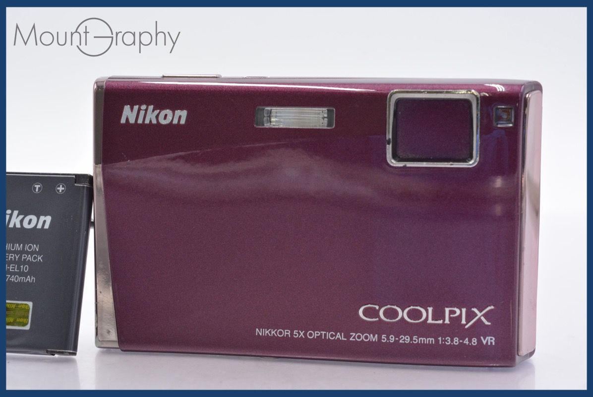美品 Nikon COOLPIX S60 動作確認済み 大型液晶 バッテリー付き Amazon | Nikon デジタルカメラ COOLPIX (クールピクス) S60