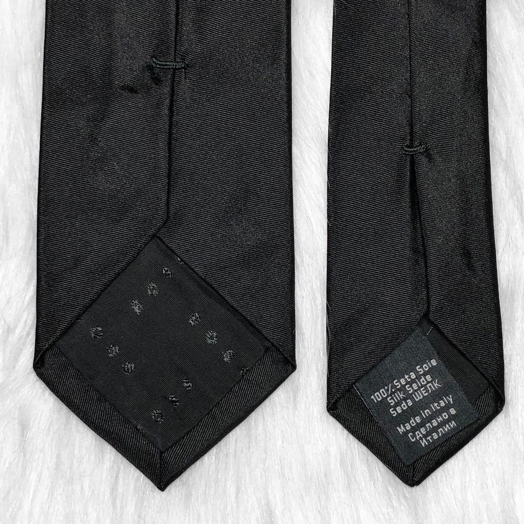 HUGO BOSS☆ヒューゴボス ナロータイ ネクタイ ソリッド 無地 ブラック