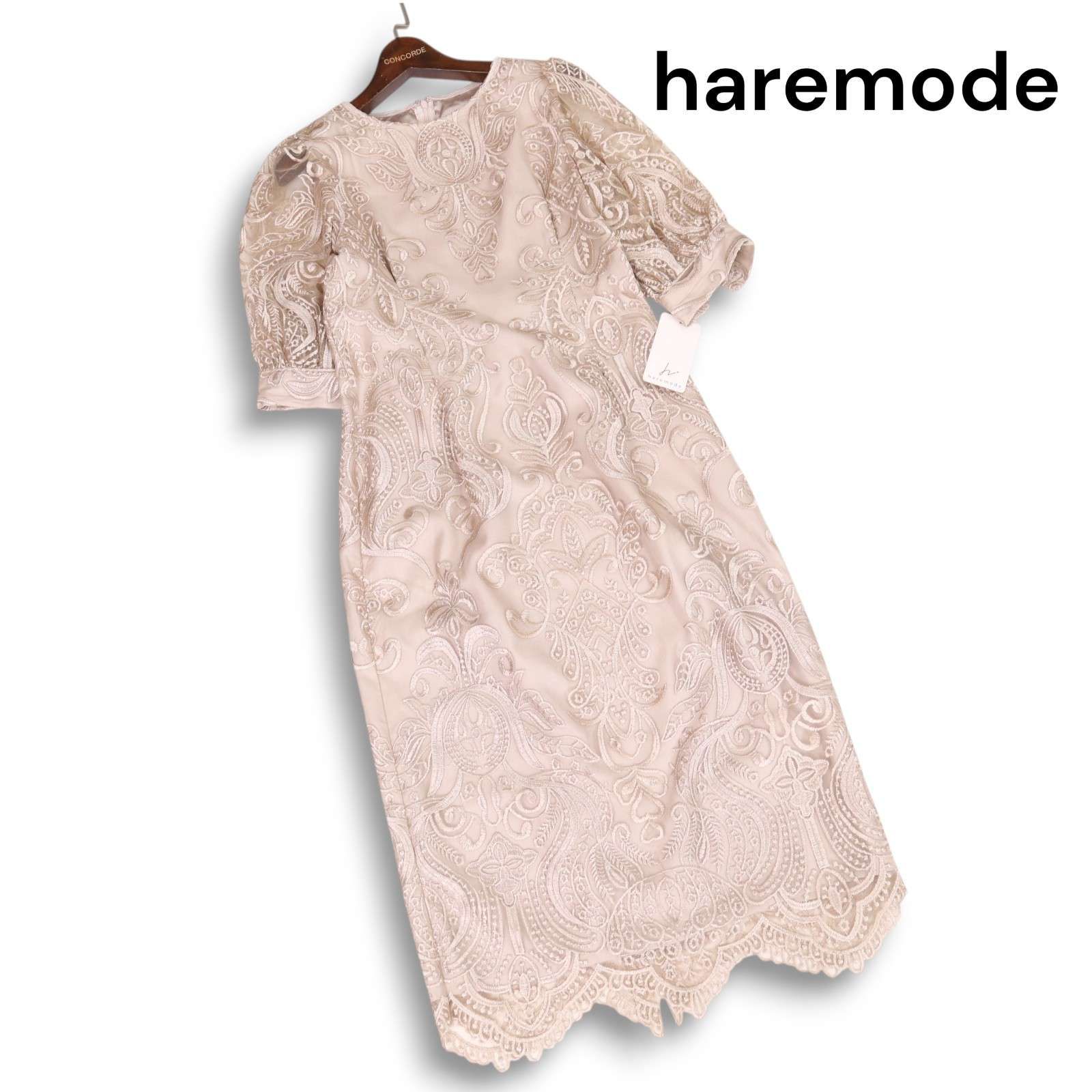 新品 haremode レースワンピース haremode ドレス 結婚式 オケージョン ワンピース オケージョン