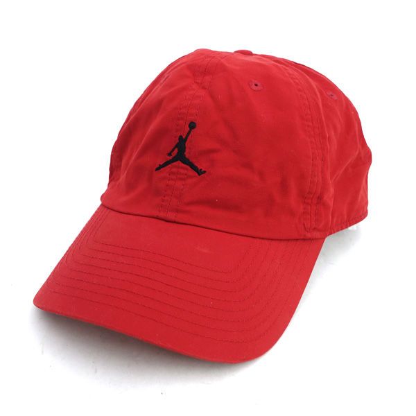 JORDAN BRAND キャップ/ジャンプマン/レッド/フリーサイズ 【メンズ/MEN/男性/ボーイズ/紳士】【帽子/ぼうし/ハット/キャップ/帽】 メンズファッション【中古】 