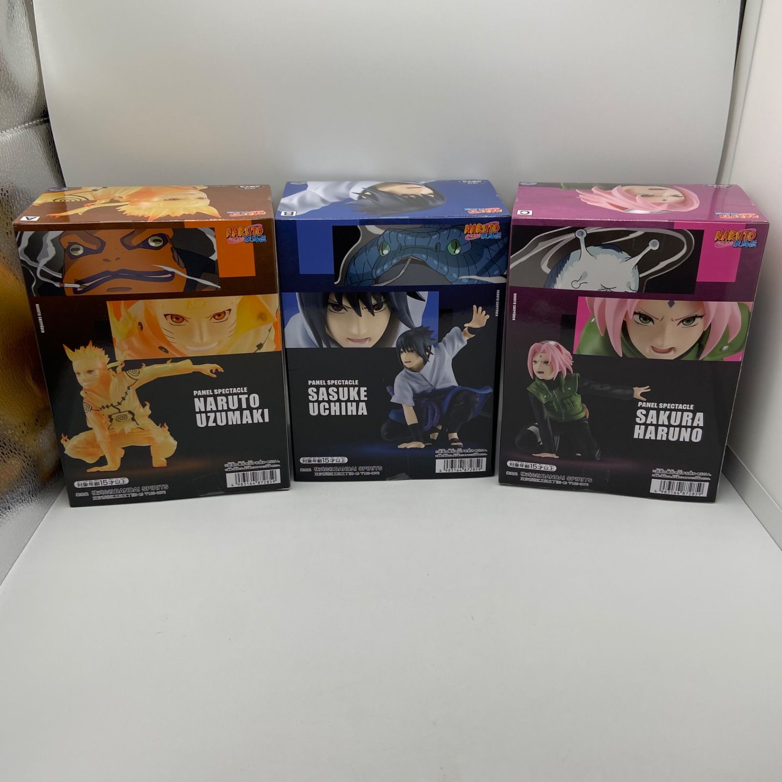 未開封 NARUTO ナルト 疾風伝 3点セット PANEL SPECTACLE 新たなる三竦
