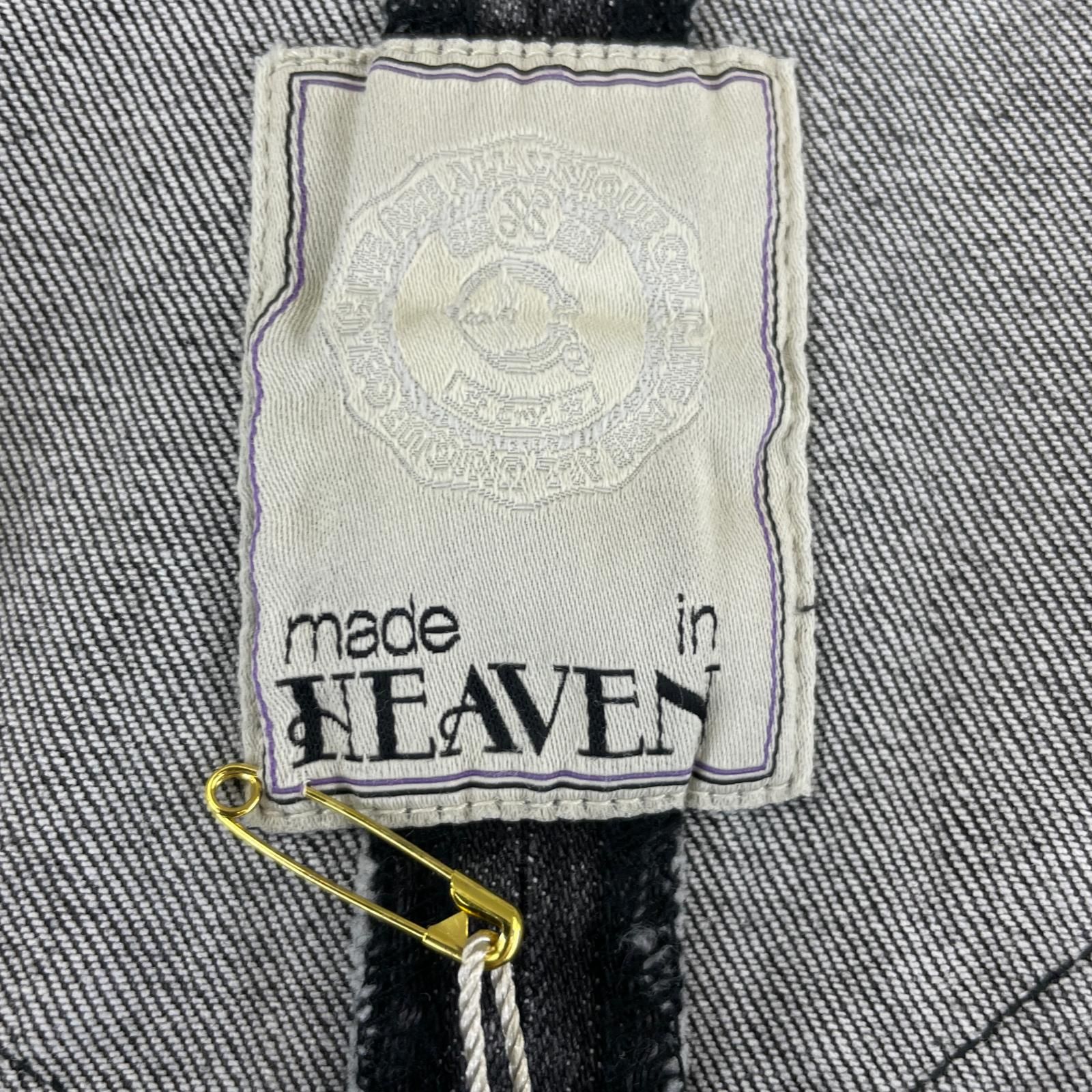 未使用品 made in HEAVEN メイドインヘブン 無地 オールシーズン オーバーオール コットン ブラック レディース 0【古着】【中古】【送料無料】 未使用品 made in HEAVEN メイドインヘブン 無地 オールシーズン