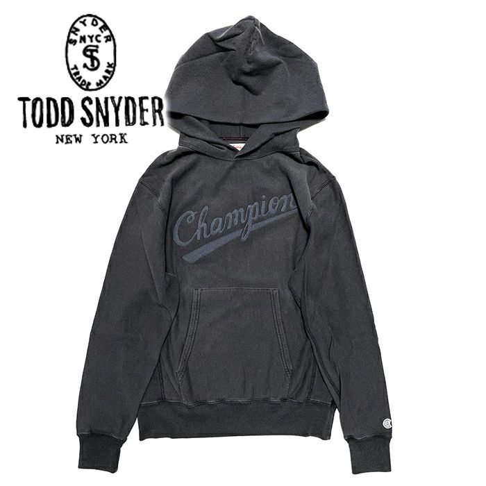 送料無料 メンズ プルオーバーパーカー グレー TODD SNYDER トッド 