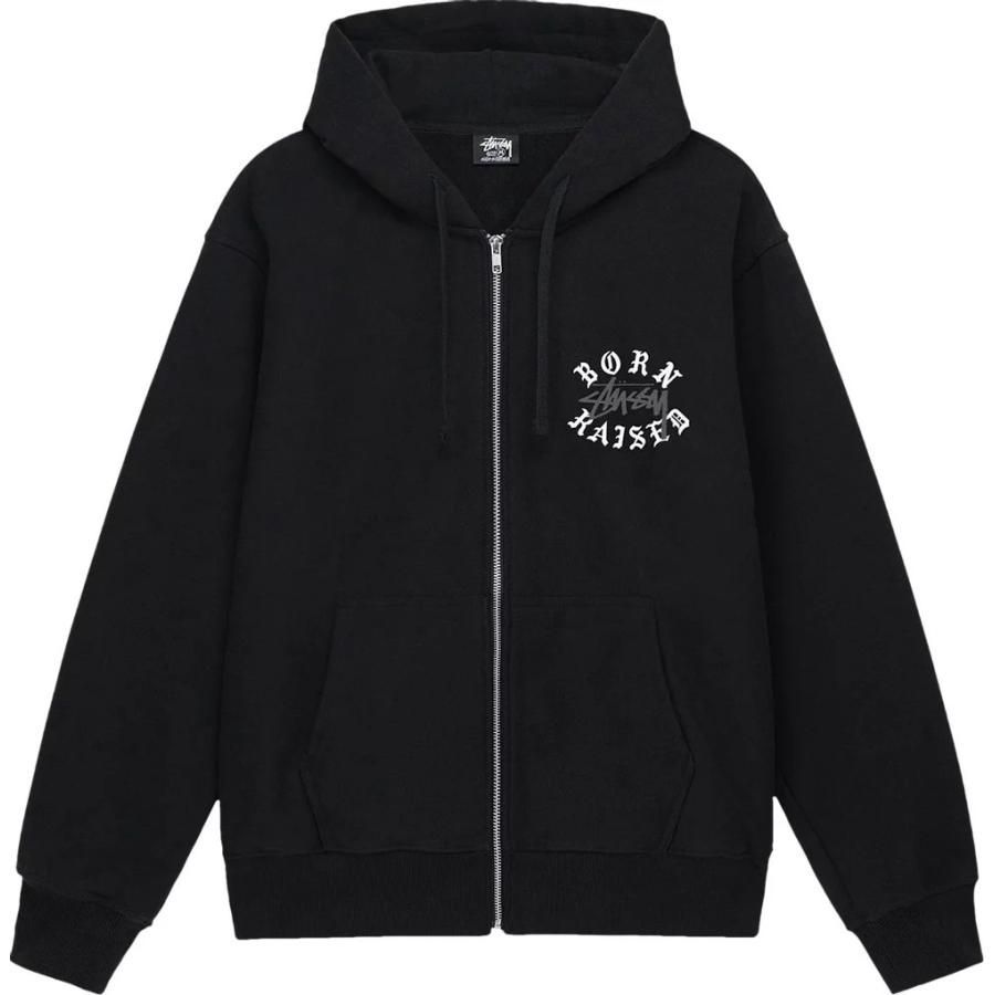 STUSSY ステューシー ST〓SSY & BORN X RAISED LOGO ZIP HOODIE パーカー フード フーディ トップス ジップ パーカー [並行輸入品] - メルカリ