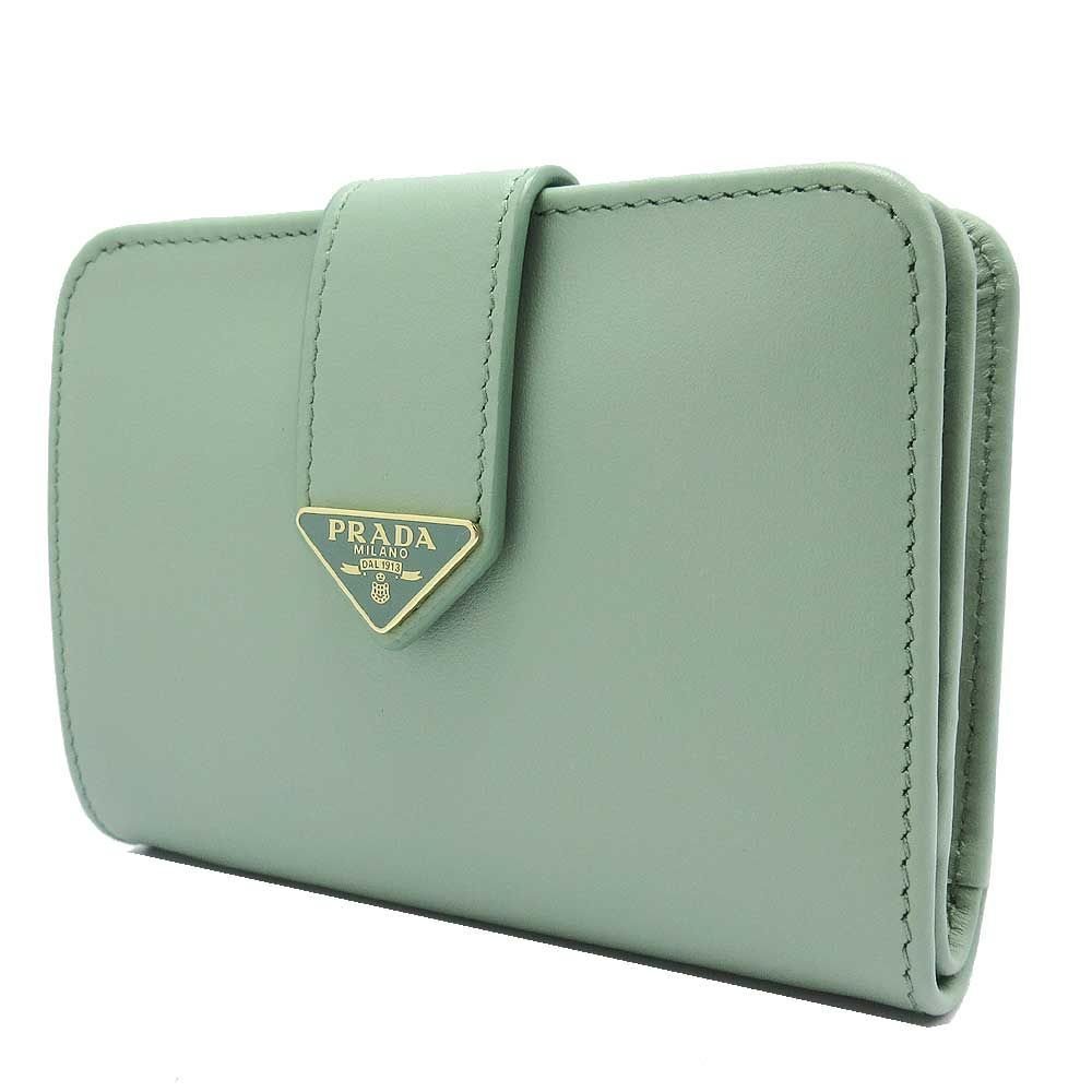 プラダ 二つ折り財布 小銭入れあり PRADA PORTAF.PICCOLO LAMPO 1ML018 2CNP F0229 CITY CALF TAB アウトレット レディース