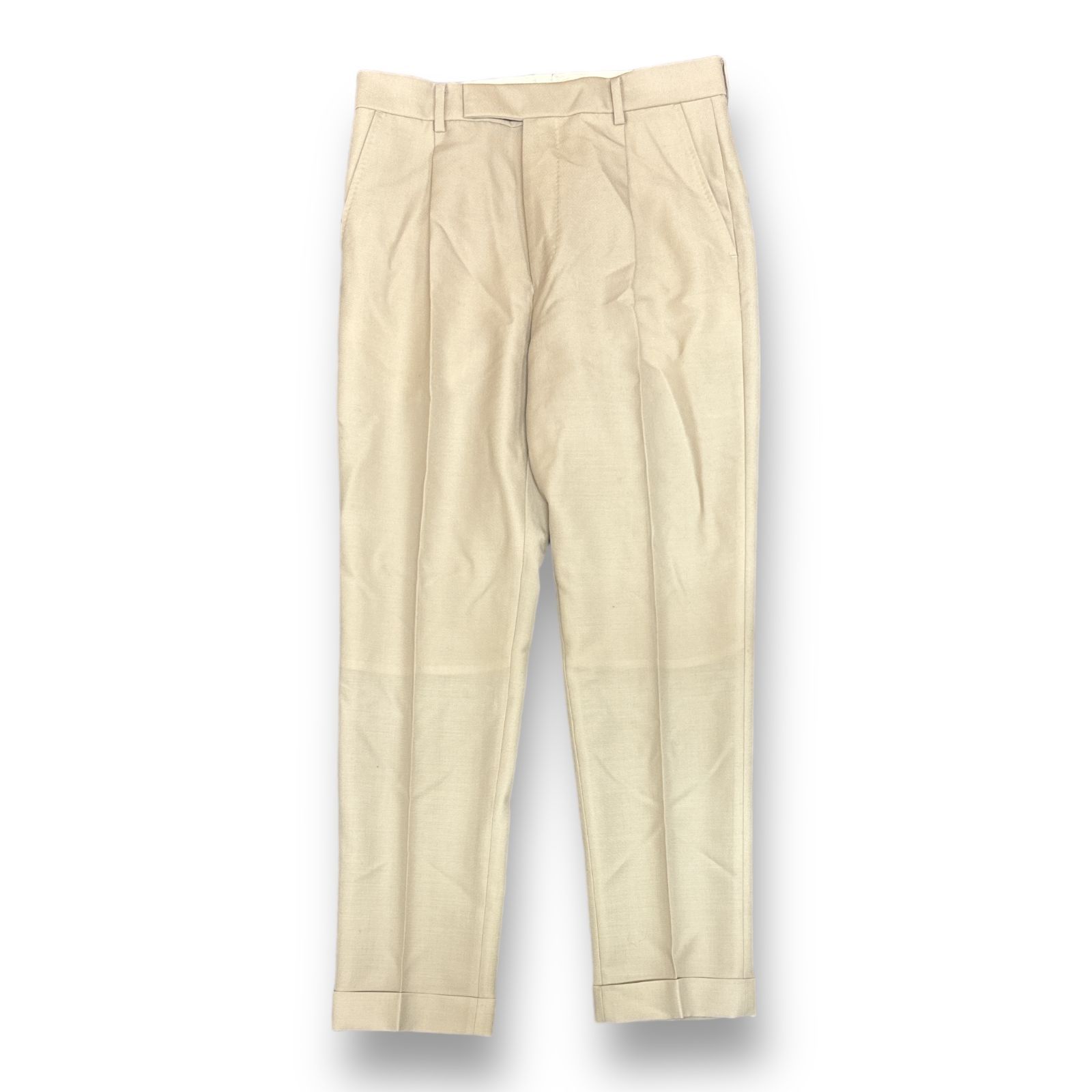 WACKO MARIA DORMEUIL / PLEATED TROUSERS ドーメル ウール スラックス