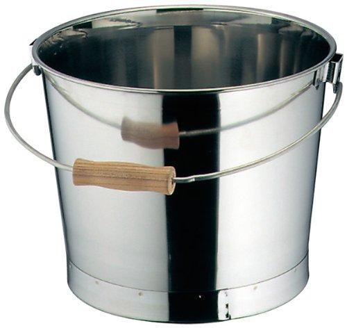 3営業日で発送 大屋金属 １８－８プレスバケツ 目盛付 １５ｌ ABK03015