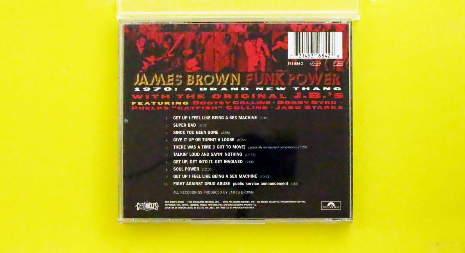 輸入盤CD☆ジェームス・ブラウン/James Brown□ Funk Power 1970