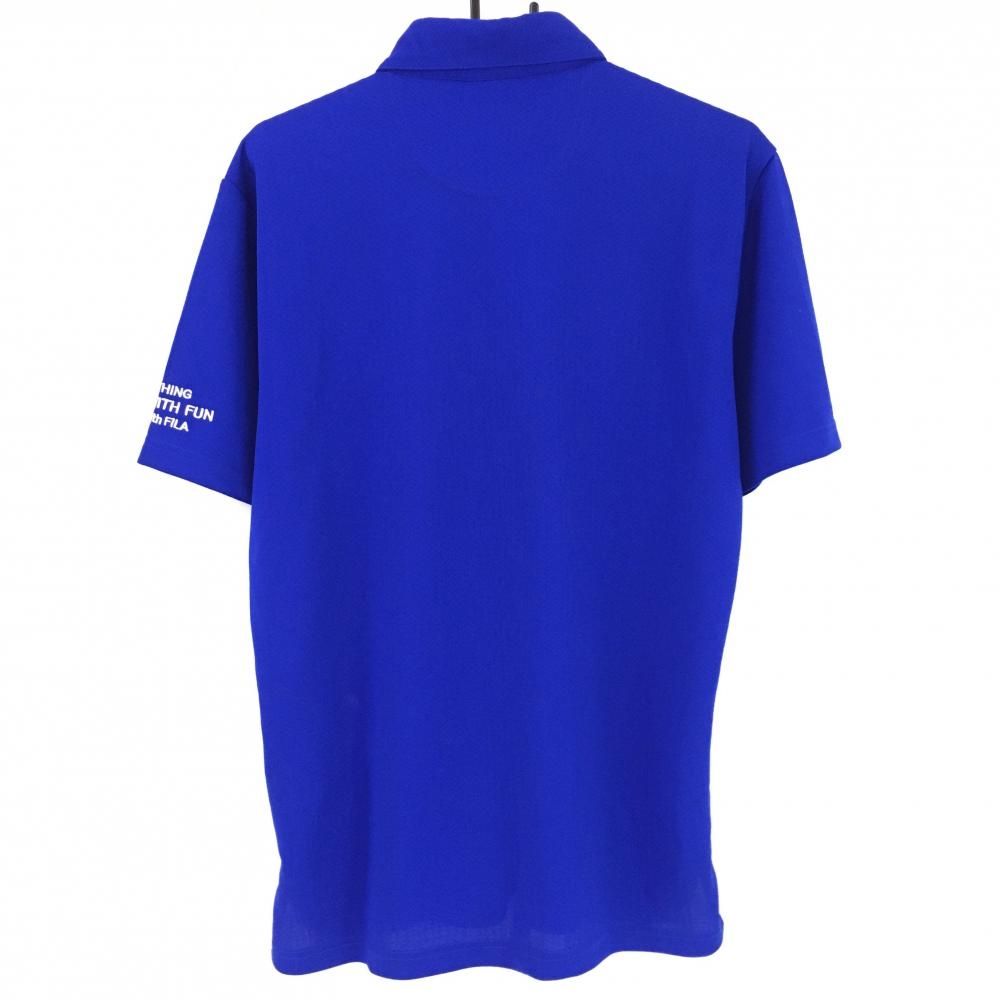 46428　フィラゴルフ　ポロシャツ　青　M 46428 フィラゴルフ ポロシャツ 青 M