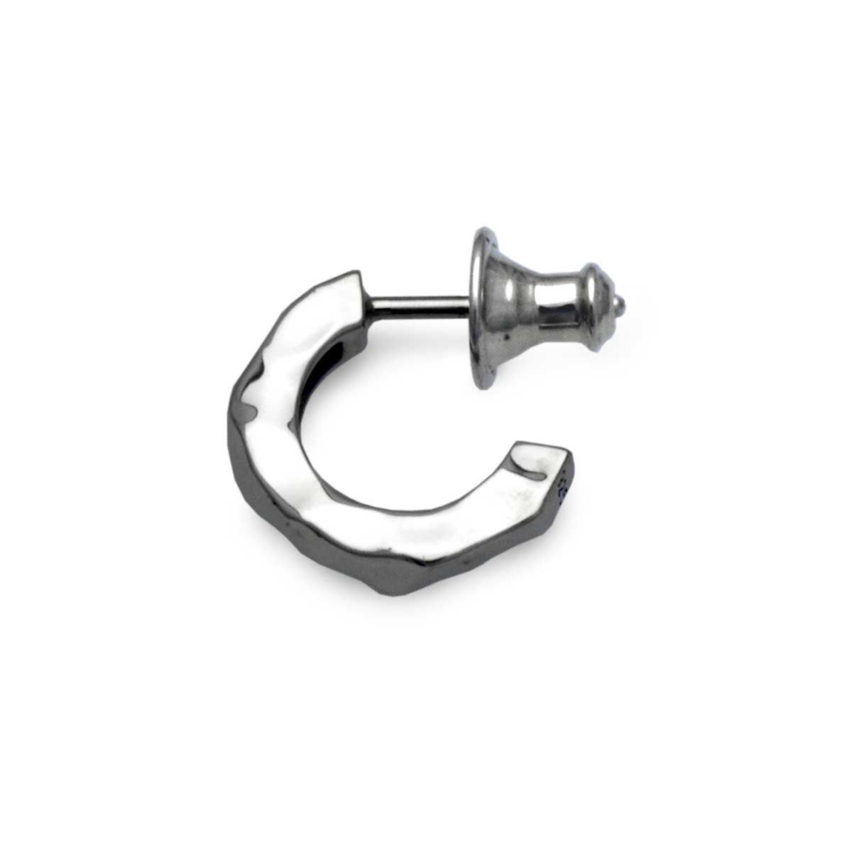 槌目フープピアス|シルバー925ピアス