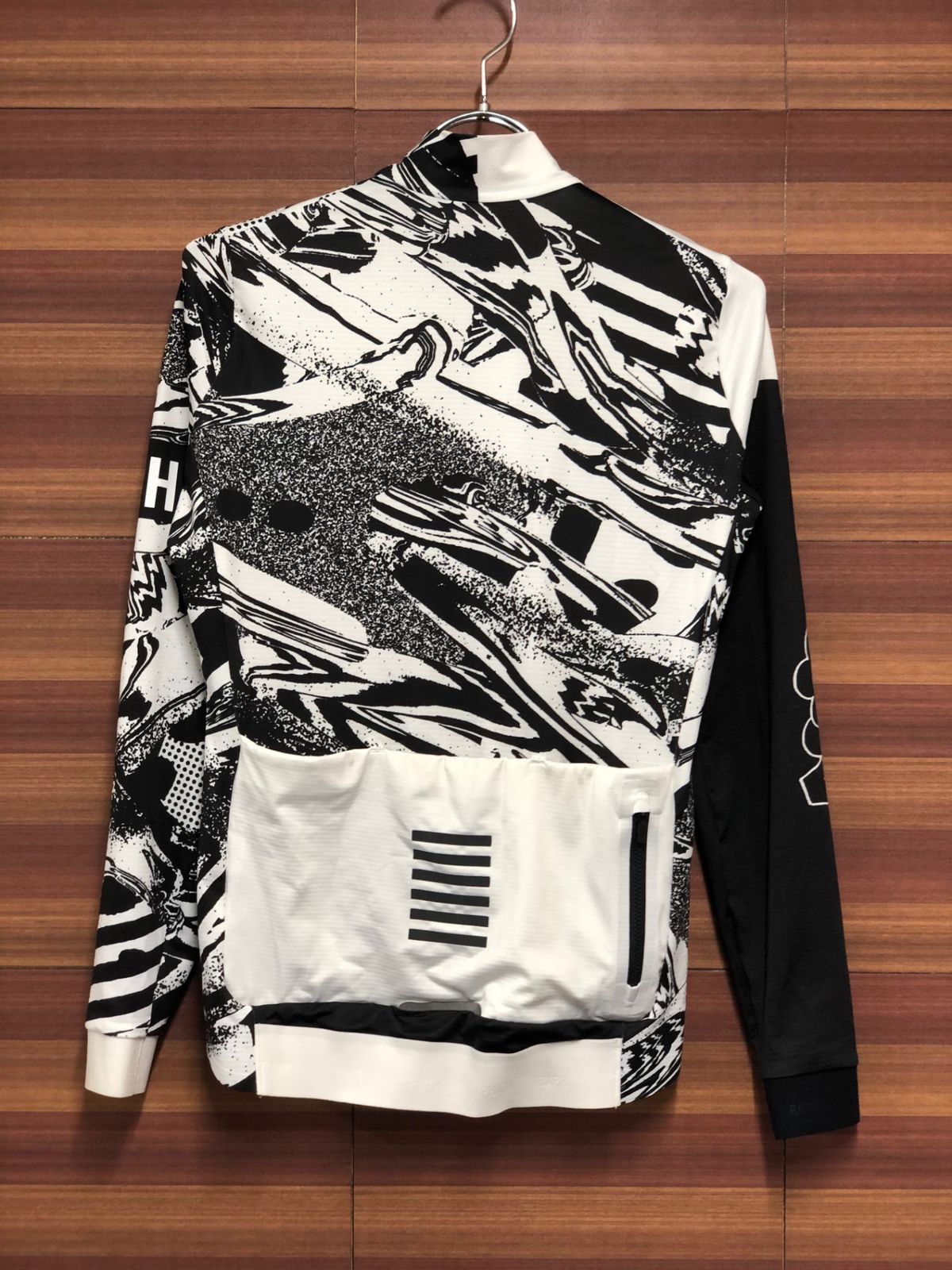ラファ rapha プロチームジャージ メンズS ホワイト×グレイ 中古美品