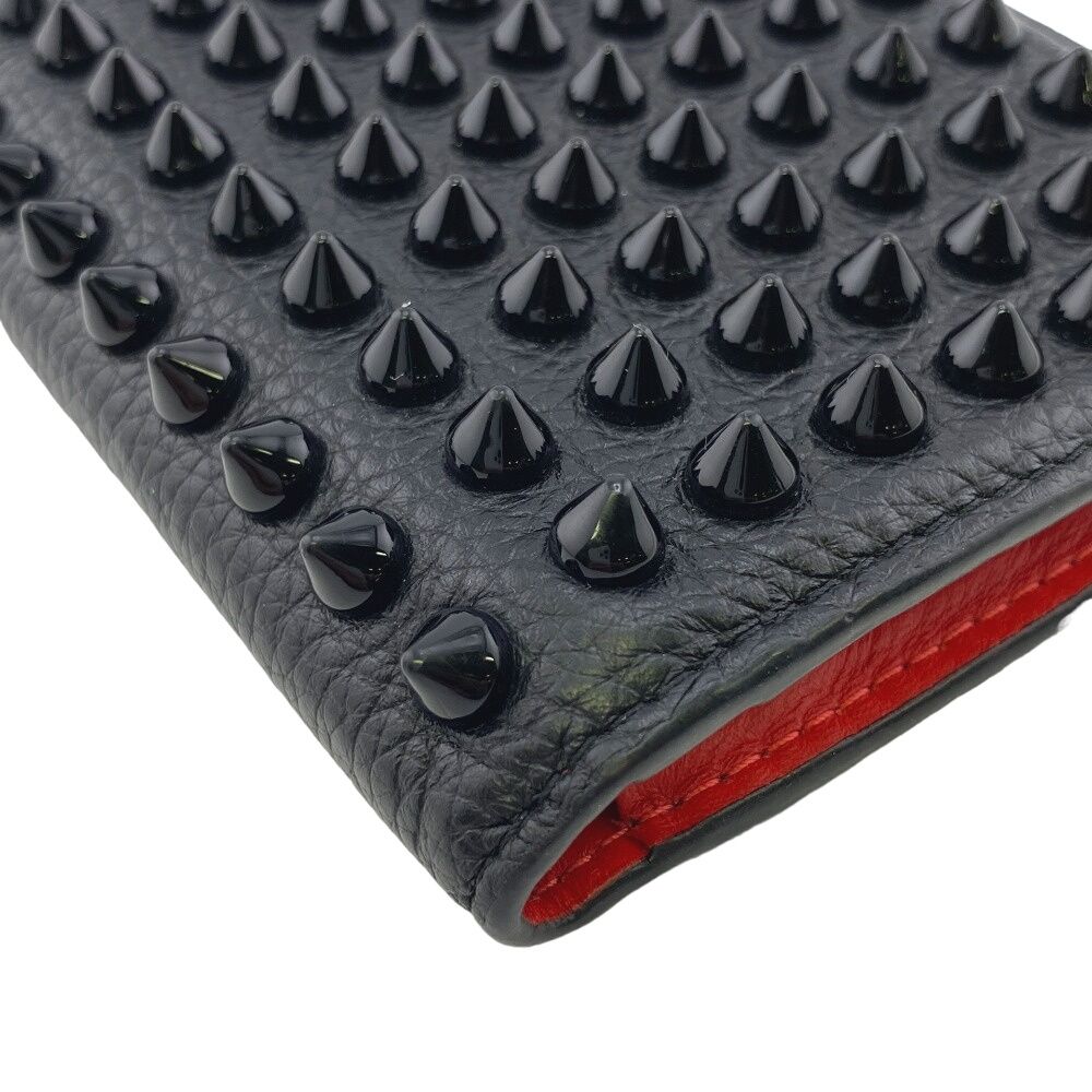 Christian Louboutin/クリスチャンルブタン スタッズ レザー 二つ折り