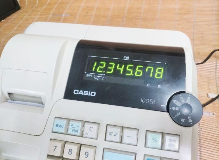 カシオレジスター　100ER　簡単便利特殊　送料込　207000 カシオレジスター 100ER 簡単便利特殊 送料込 207000 - メルカリ