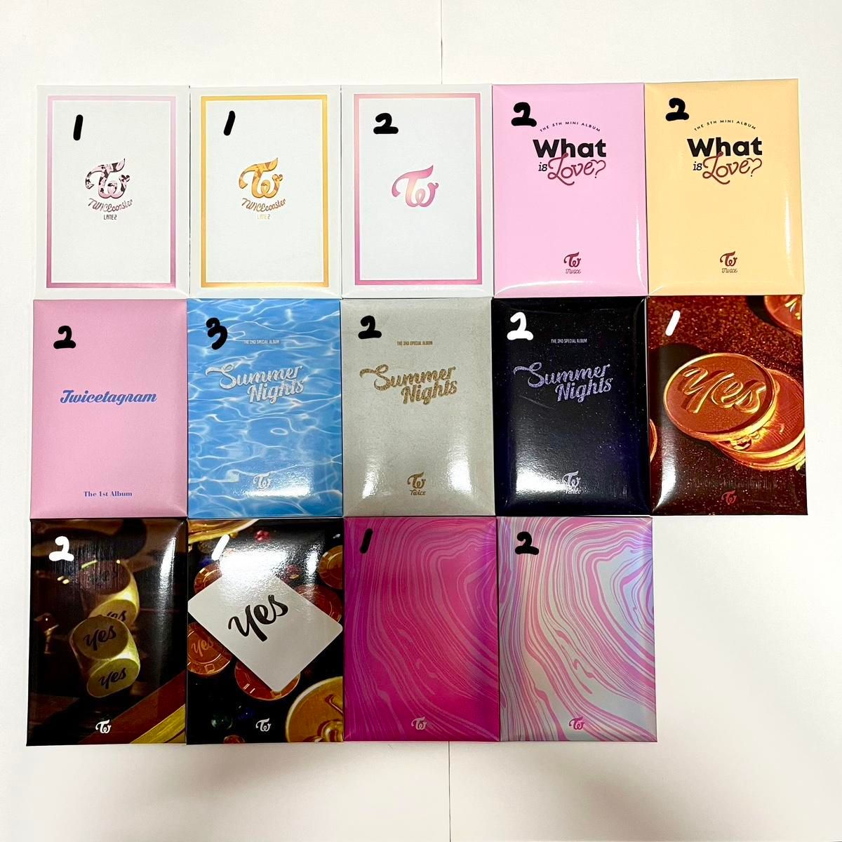TWICE トレカ まとめ売り 予約 特典トレカ プレオーダー 特典