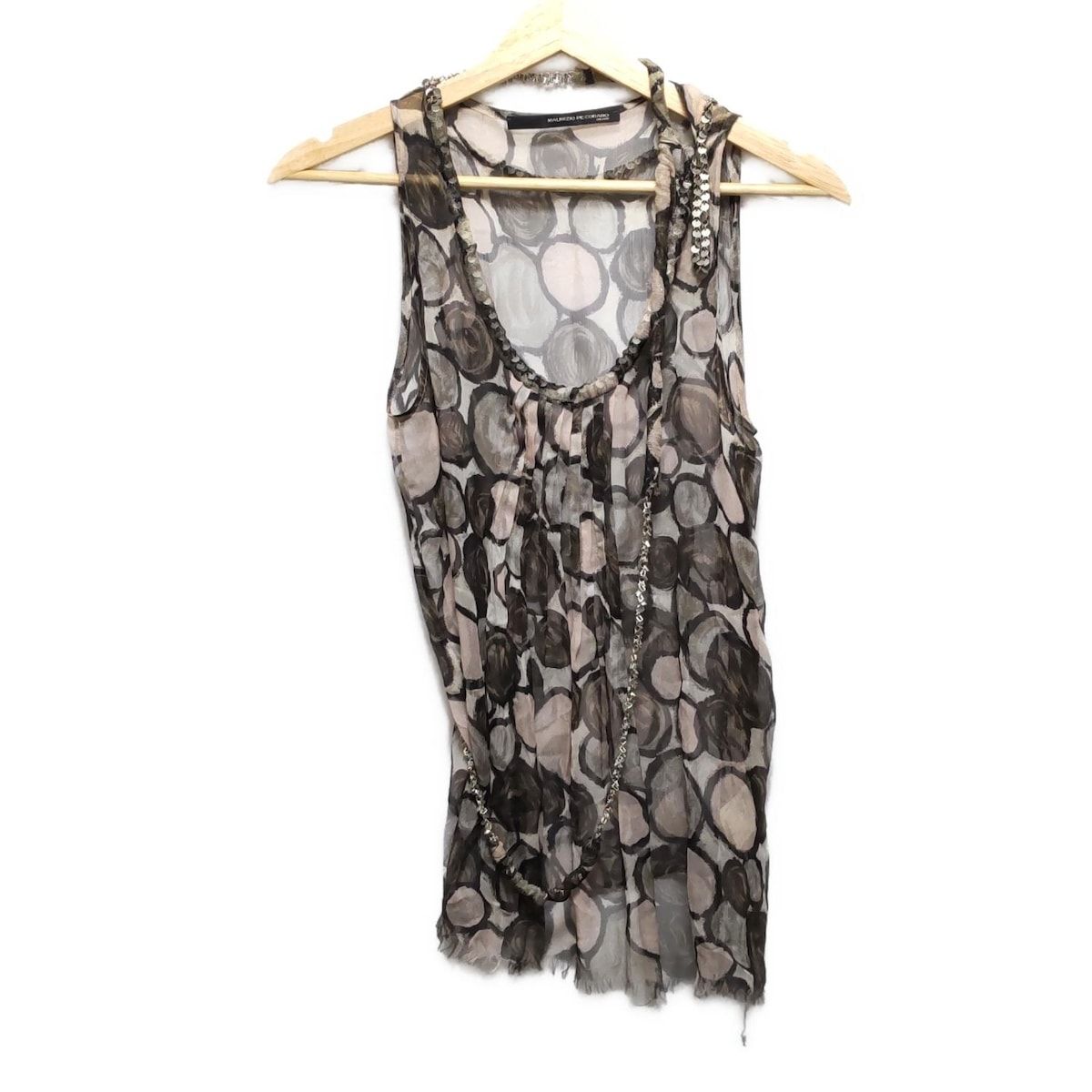 MAURIZIO PECORARO マウリツィオペコラーロ シルク キャミソール