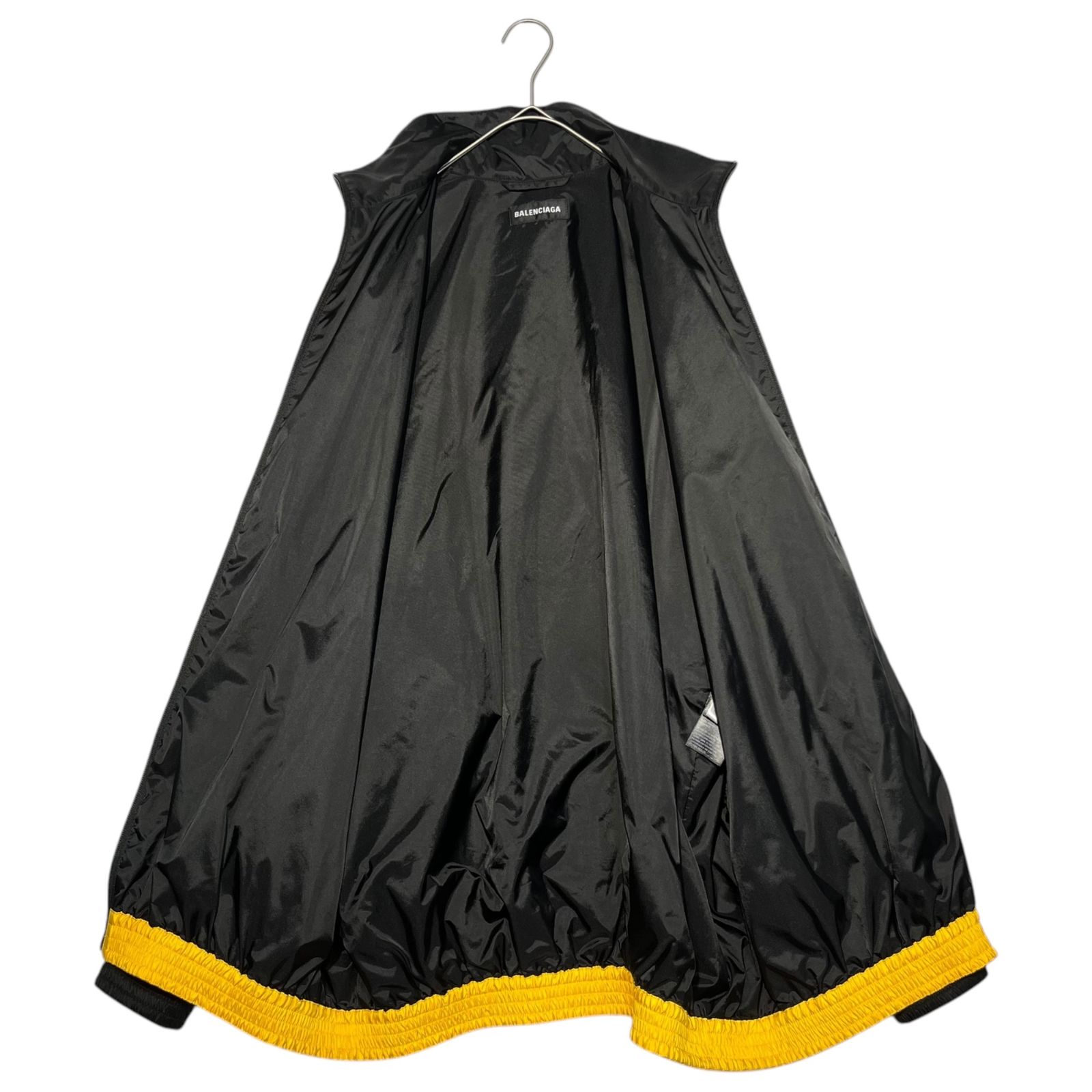 バレンシアガ　ナイロン製フルジップピステ BALENCIAGA バレンシアガ 20AW ロゴ 総柄 リバーシブル ニット