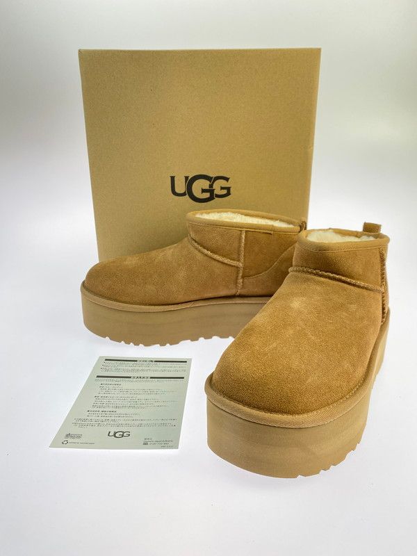 UGG アグ CLASSIC ULTRA MINI PLATFORM 1135092 クラシック ウルトラ ミニ プラットフォーム ムートンブーツ 靴 164-251021-kk-40-min