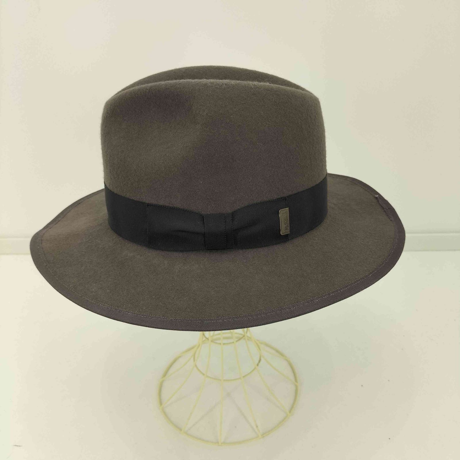 ユーズドフルギ 古着 Mr.FATMAN&Co.リボン中折れハット メンズ 表記無
