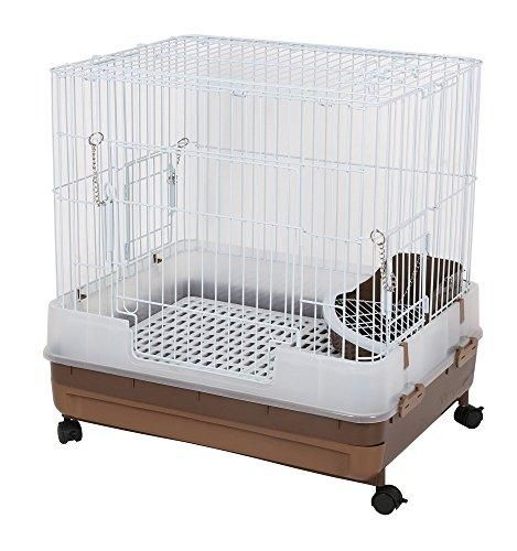 マルカン ウサギのカンタンおそうじケージH 60 B ブラウン MR 996