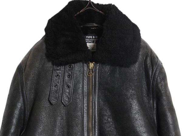 SCHOTT TYPE B-3 ムートン フライトジャケット 40 メンズ Schott ボア