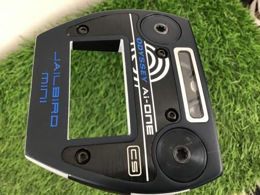 オデッセイ Ai-ONE TRI-BEAM JAILBIRD MINI CS 34インチ パター PT STROKE LAB 90 スチール フレックスその他 メンズ 男性用 右利き 右用 Cランク ゴルフクラブ