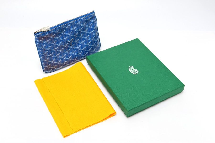 ゴヤール / GOYARD セナ PM ポーチ SENAT2PMLTY10CL10P ヘリンボーン柄  