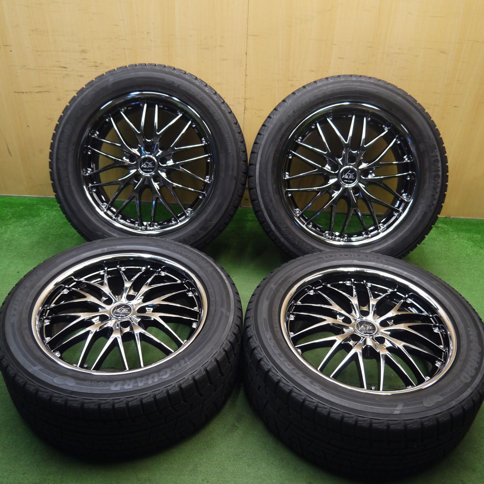 ヨコハマ　アイスガード ig50 245/45r18 室内保管 劣化なし　バリ山 スタッドレスタイヤ 4本ヨコハマアイスガードig50plus