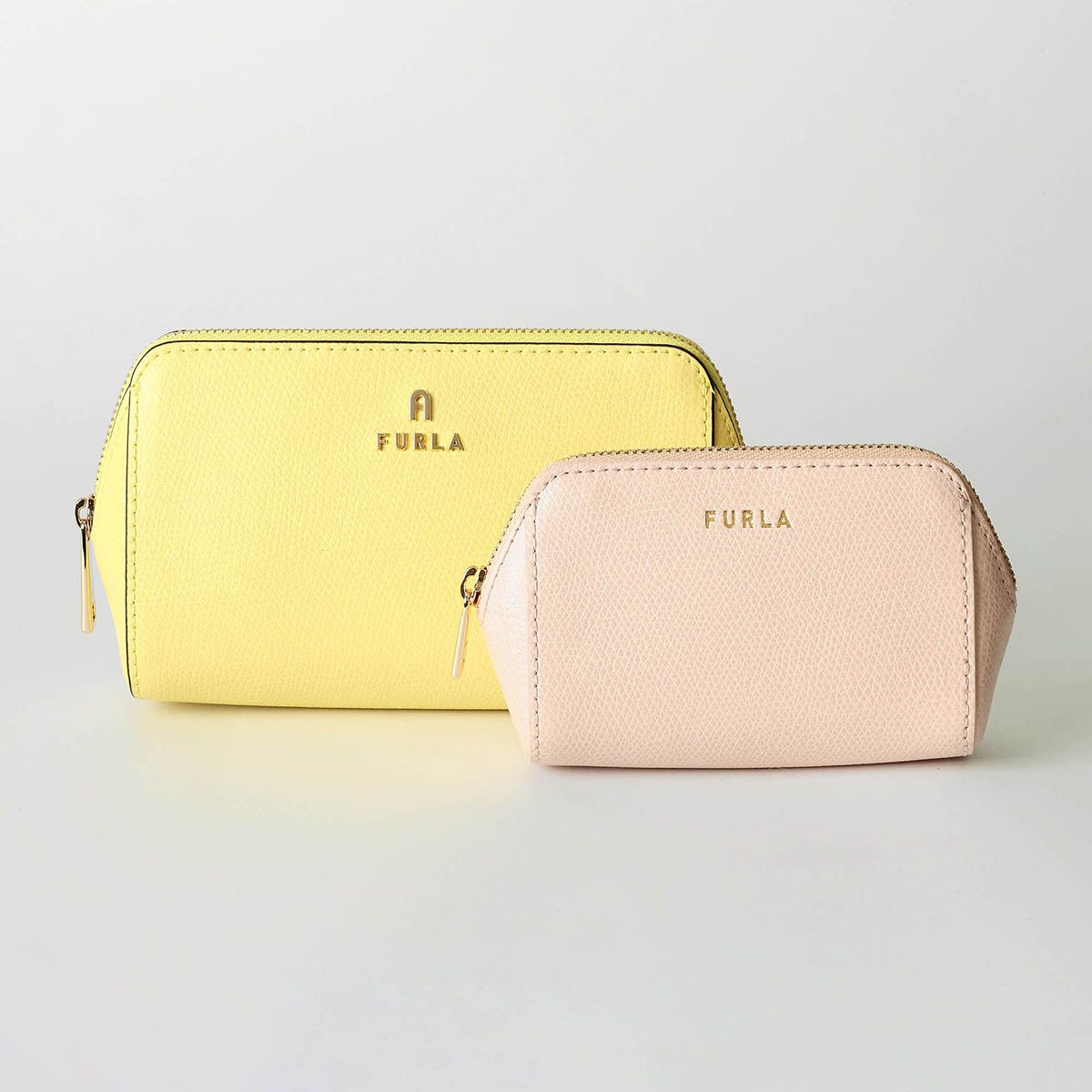 新品 フルラ FURLA ポーチ カメリア コスメケース M セット フリージア 