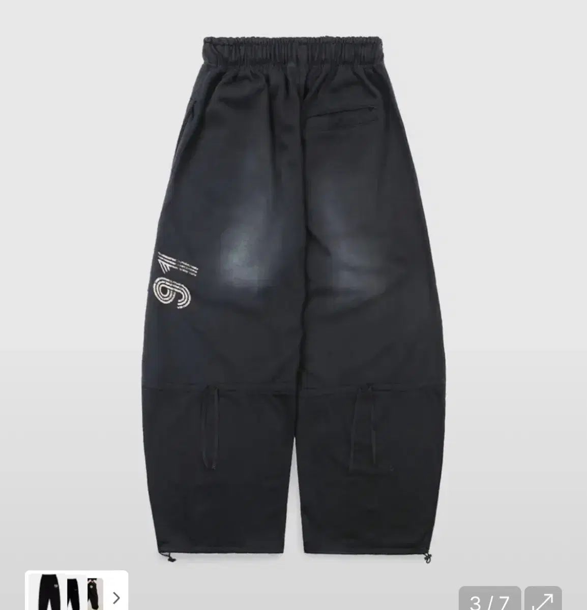 [韓国]★BADBLOOD★Sun Faded 2 Jogger PANTS★ジョガーパンツ MUSINSA公式 | BADBLOOD Sun Faded 2 Jogger - Black