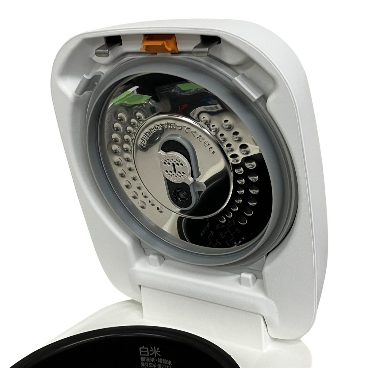 【90％OFF超高級ブランド】 HITACHI 日立 RZ-A100HJ IHジャー炊飯器 黒厚鉄釜 フロストホワイト 製 1.0L 5.5合 家電 良好 T10504963