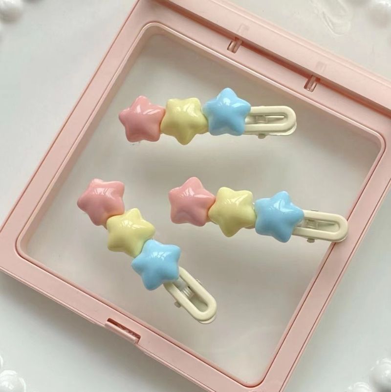 ꫛꫀꪝ【雲&お星様】ベビーヘアクリップ　キッズヘアクリップ　ヘアピン Amazon.co.jp: EZ PEACH ヘアクリップ メタル 星 ヘアピン 前髪