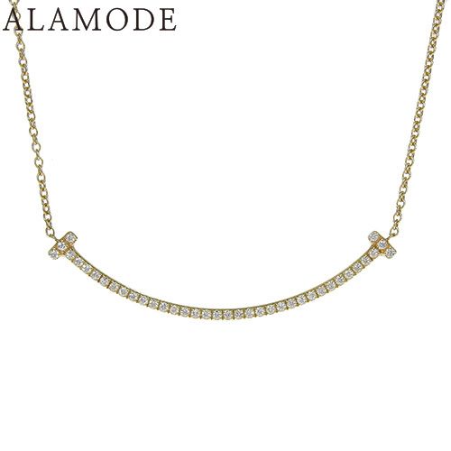 TIFFANY&Co.(ティファニー) Tスマイル ダイヤモンド ネックレス  