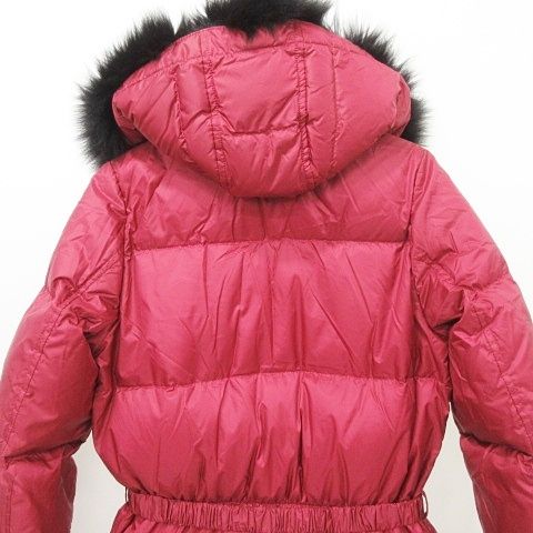 【極美品】レディース 可 バーバリー チルドレン ジャケット アウター 14Y 極美品✨バーバリーチルドレン14Y ダウンコートベルトリボンファー