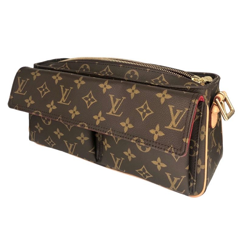 ルイ・ヴィトン LOUIS VUITTON ヴィバシテMM M51164 ブラウン ゴールド金具 モ レディース ショルダーバッグ - メルカリ