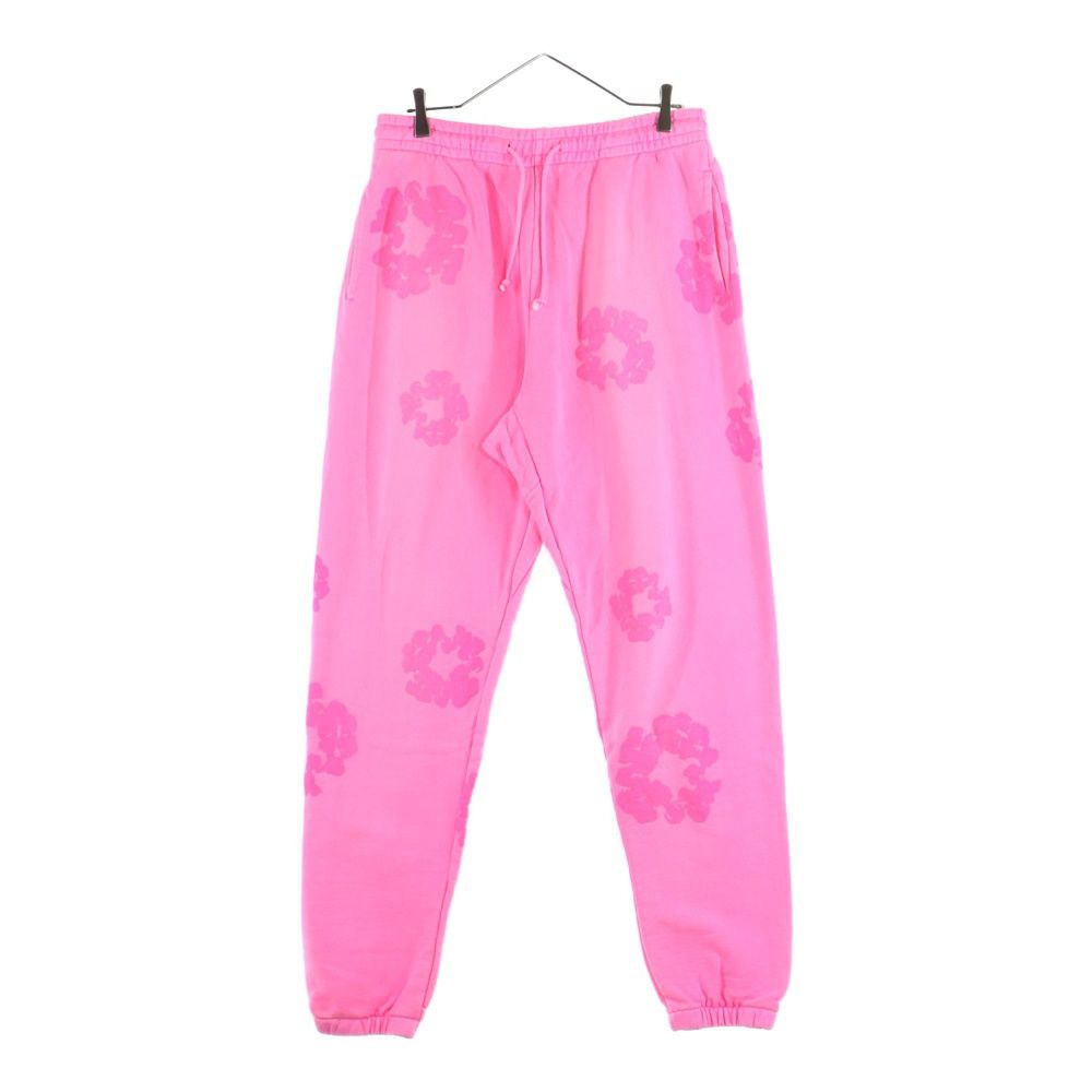 DENIM TEARS デニムティアーズ 25SS MONO WREATH SWEATPANTS モノ リース スウェットロングパンツ ピンク SS25BAS062