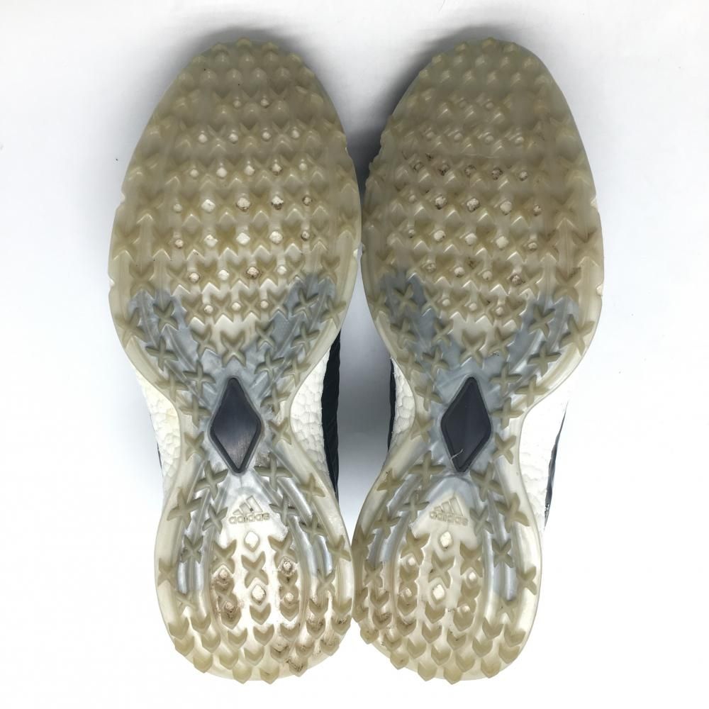 超美品】アディダス ゴルフシューズ 黒×シルバー EG4881 ツアー360 XT
