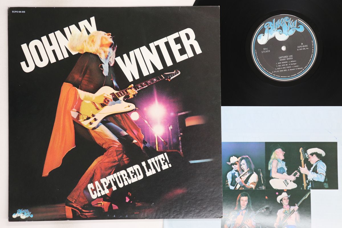 LP Johnny Winter Captured Live ECPO88BS BLUE SKY /00260