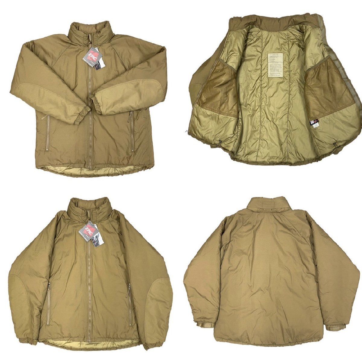 WILDTHINGS (ワイルドシングス) ハッピースーツ 米軍 USMC プリマロフトジャケット ECWCS LEVEL7 EPIC PARKA M-R コヨーテ メンズ USA製 アメリカ製/025