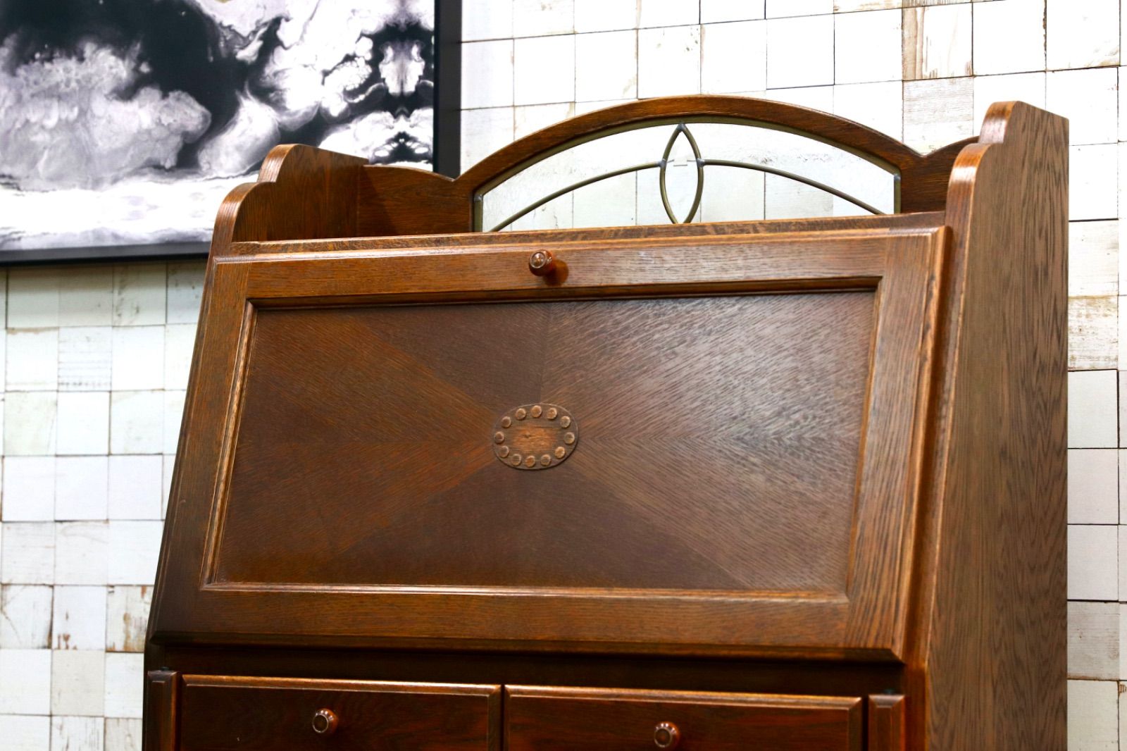 GMIS306○三越家具 Brugge ブルージュ ライティングビューロー デスク 机 英国カントリー クラシック WWW_NOITHATQUANGTHANH_NET