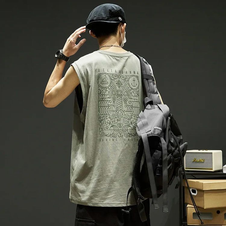 ノースリーブ Tシャツ メンズ 2枚セット タンクトップ 袖なし